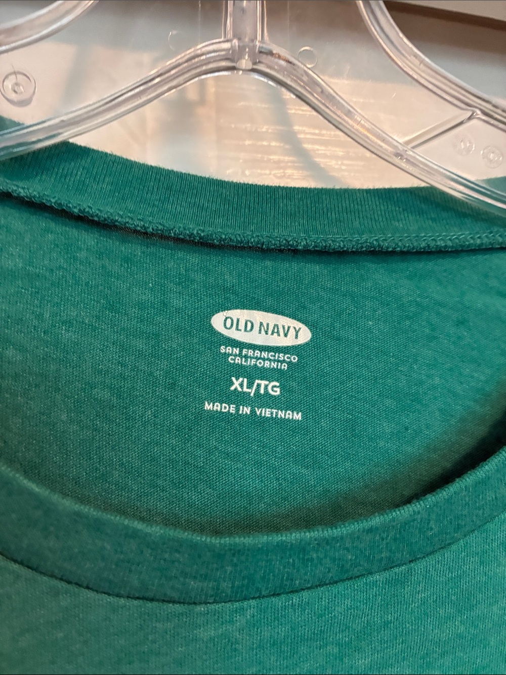 Old Navy Green Graphic 'IRISH ISH' Tee with Orange Accents - Picture 2 of 3